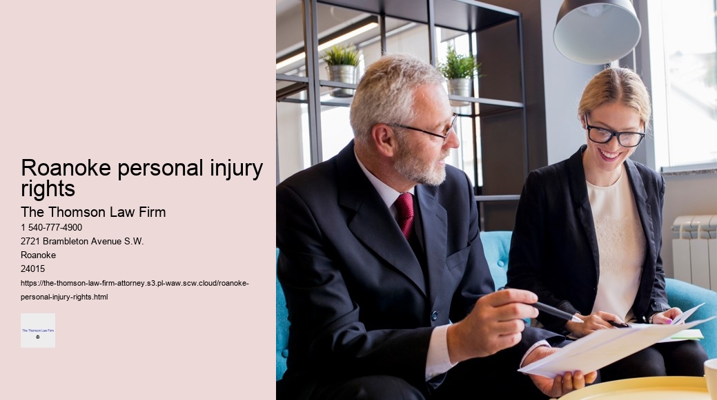 Roanoke personal injury rights