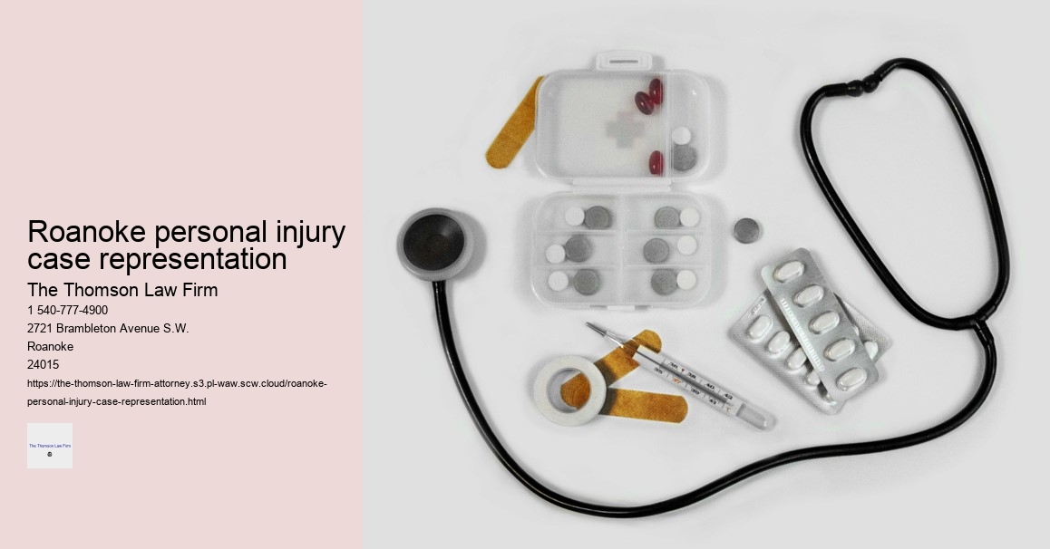 Roanoke personal injury case representation